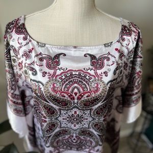 Asian Inspired Satin Blouse